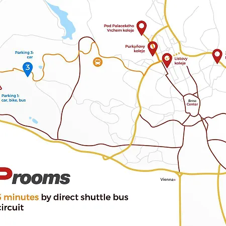 Gprooms - Listovy Koleje * Brno